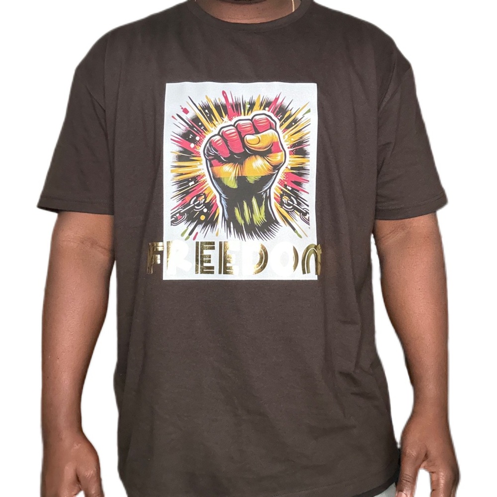 Freedom Afro TShirt unisex - Picture 2 of 4